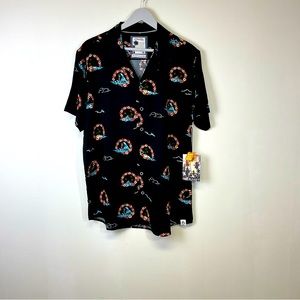 Free planet,New collection men’s Size Large L casual Hawaiian shirt NWT